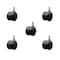 Service Caster 2'' Black Floor Safe Twin Wheel Casters 3/8 Threaded Stem, 5PK SCC-TS02S50-TPR-BLK-381634-5 - alternate 1